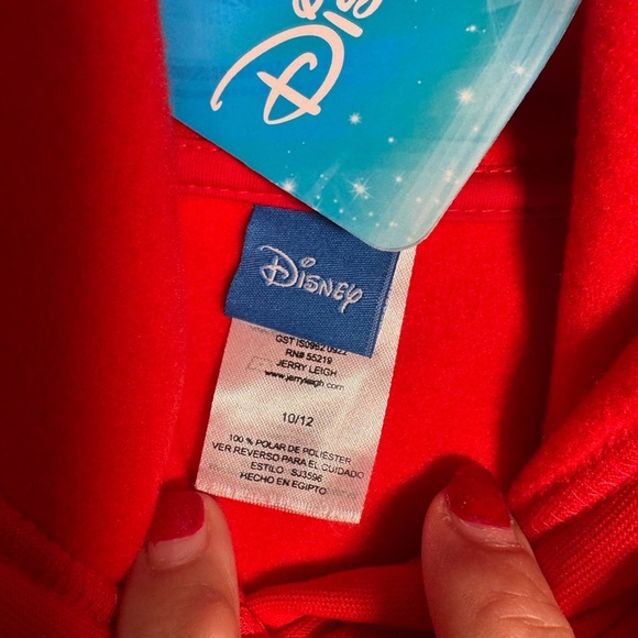 NWT Disney Minnie Mouse pullover girls red sweater size 10/12 - Picture 3 of 8